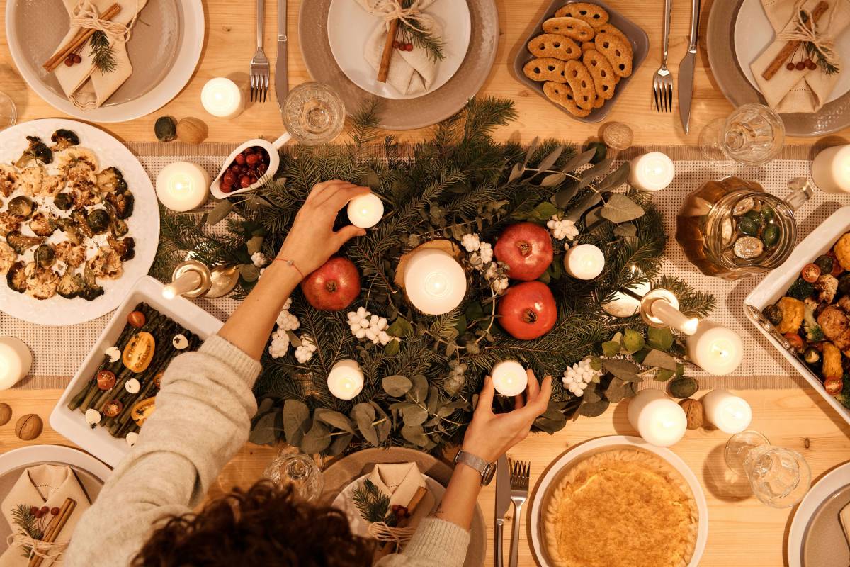 mesa de navidad